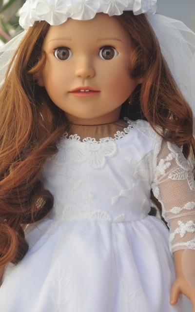 Therese's First Holy Communion Gown - Dolls from Heaven